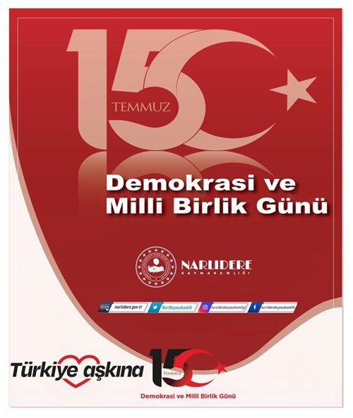 15 Temmuz Demokrasi ve Milli Birlik Günümüz Kutlu Olsun.